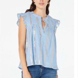 Roller Rabbit Lurex Etta Top
